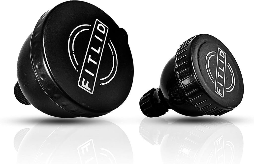 Piccole e grandi 2-Pack Portable Protein Supplement Funnels, Grande per Pre-Workout, BCAA's e Protein Powder. Facile & Mess Contenitore gratuito per allenamento, viaggio, andare, fitness, WOD.