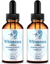 (2 Pack) Whispeara Drops - רשמי Whispeara לתמוך שמיעה בריאה, פוקוס וביצוע, All Natural Whispeara שמיעה תמיכה פורמולה, Premium Whispeara Gotas Review (60 משרתים)