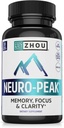ג'ואו Neuro-Peak - תוספי המוח עבור זיכרון והתמקדות, nootropic עבור גברים ונשים, גלולות תמיכה המוח למבוגרים, ויטמין המוח - 30 ויג'י קפסולות (Pack of 1)