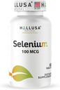 Hallusa Natural — Selenium 60 Tablets, Antioxidant and Immune Support, Heart Health - 60 Day Supply