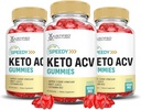 Odůvodněné laboratoře (3 Pack Speedy Keto ACV Gummies Advanced Formule 1000MG Speedy Keto Gummies Apple Cider Ocet naplněný Pomegranate Beet Juice Powder B12 Vegan Non GMO 180 Gummys