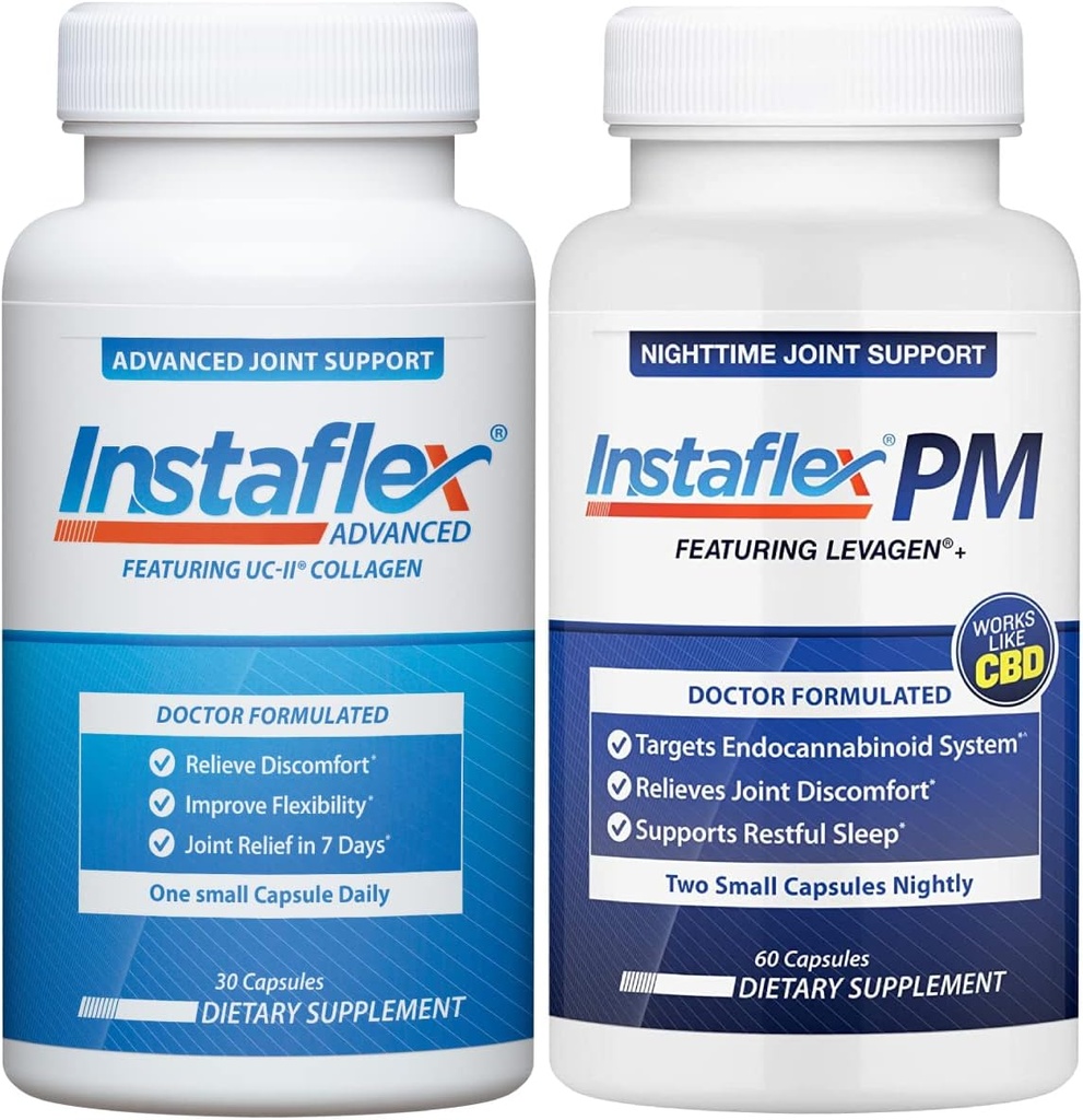 Instaflex Advanced yhteinen tuki ja PM Nighttime Joint & Sleep Support