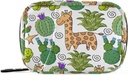 Cactus Giraffe Turtle Pill Box 7 Day Pill案 旅行 Pill 组织者 带Zipper Portable Weekly Case Contract 大小的维他命补充器