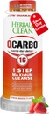 Herbal ניקוי Qcarbo16 אותו יום Detoxse משקה (16 fl oz) - Strawberry מנגו פלבדור גוף מלא * משקה Detox עבור מודראט טוקסין רמה *, ויטמין B2 ו ויטמין B12 עבור גברים ונשים