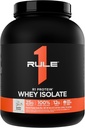 Rule 1 R1 Protein Whey Isolate - with 25g Protein & 6g BCAA Exclusively from Isolated & Hydrolyzed Sources for Workout Recovery (5 Pounds*, Vanilla Creme)