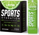 Sugar Free Electrolyte Powder Packets - Sport Hydration Drink Mix Supplement, Keto Friendly con 6 Key Electrolytes, Rico en vitamina B e C, 1000mg BCAA - No Sugar, 16 Sticks, Lime e Orange Flavor