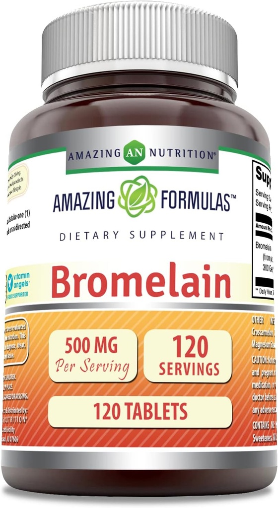 Amazing Formula Bromelain 500 Mg (300 GDU) ...