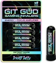 GIT GUD Energi Stick (4 Pack) Konkurransefokusforsterker, Forfriskende Mint Aroma, Daglig bruk, Bærbar disponerbar, Tricky Taffy (Taffy Mint)