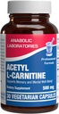 ALAR Actyll L-Carnitin 500 มม. - High Potenty L Carnitin Supplement for Nerve Dissionment Memority and softing – Advironian Non-G-GMOVA และทําใน USA in CGMP Facelments - 30 servisions