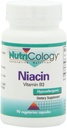 Nutrilogia Niacin Suplemento - Vitamina B3 para homens e mulheres, Niacin com Flush, Ácido Nicotínico, NAD, 250mg Cápsulas Vegetarianas - 90 Contagem
