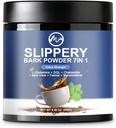 Slippery Elm, Organic Slippery Elm Bark Pulber koos L-Glutamiiniga, DGL, kummel, Aloe Vera, apteegitill, vahukommi, looduslikud maitsetaimed kurgu rahustamiseks ja seedesüsteemi toetamiseks, 40 Servings