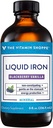 Витамин Shoppe Liquid Iron, BlackBerry Vanilla Ароматизирани, Лесно Абсорбирани, Без запек, Енергийно производство Имунна поддръжка (8 течност Ounces Liquid)