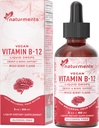 Naturment Vitamin B12 5000 mcg Organic Liquid Drops: Energy & Nerve Support- Vegan Alcohol Free, Non-GMO, Sugar Free 2 Fl Oz