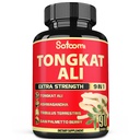 Satoomi 9in1 Tongkat Ali Root Extract - Ashwagandha, Tribulus Terrestris - 90 Capsules for 3 Months - Support Strength, Energy & Healthy Immune