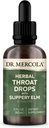 Dr. Mercola Herbal Throat Drops med Slippery Elm Dietary Supplement, Naturlig Flavors, 30 Serveringer, 2 fl oz (60 ml), GMO Gratis, Glutenfri, Soya Gratis
