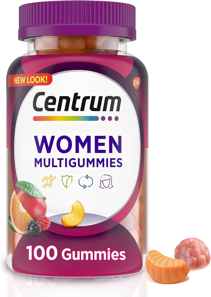 Centrum ženske multigumije - sortirano sadje 100 Gummies