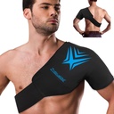 Rameno Ledový balíček Rotator Cuff Studená terapie Flexibilní opakovaně použitelné Gel led Studený balíček kompresní koš pro zranění bolest pomoc & Tendonitis, Zotavení po ramenní chirurgie, Otok (černá)
