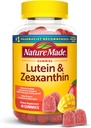 Nature Made Lutein & Zeaxanthin Gummies, Eye and Brain Supplement, 40 Vegan Gummies, 20 Day Supply