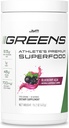 JYM Greens Super Food Powder for Performance, Blueberry Acai, Spirulina, Mushrooms, Vitaminas, BroccoPhane & Broccoli, Men &amp; Women, 30 Servings