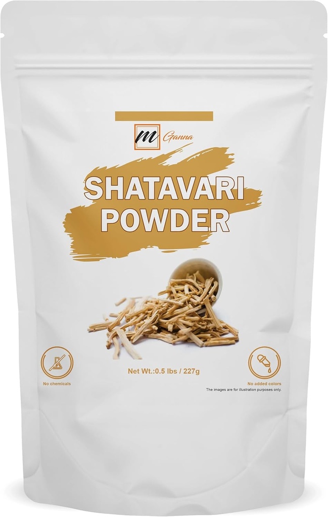 100% אבקת Shatavari / Asparagus Racemosus עבור בריאות העור טיפול 0.5 LBS / 227 GMS