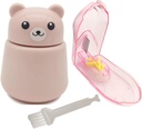 CoaGu Bear Pill Crusher & Splitter Kit - BPA-Free Combo Pills/Tablets, FDA-Compliant Fine Powder, Nursing Home & Travel