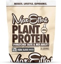 MAX EFFORT Plant Protein Powder, 17 G Pea Protein, Plant Based, Gluteeniton, Low Carb, Protein Shake tai Smoothie Mix, Aterian korvaus, No Whey, No Sugar Varajäseniä, Vanilla Cinnamon, 20 Srvg