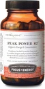 Herbalogic - Peak Power Capsule - Natural Energy & Focus - Mental Concentration- Contiene American Ginseng & Astragalus - 90 Cap Count