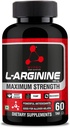 Sport Nutrition L-Arginine 1000mg Допълнение за мускулен растеж, Stamina, Имунен бустер и енергия, 60 таблетки