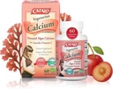 CATALO Formule de Calcium Végétarien, Calcium d'algues rouges à base végétale avec vitamine naturelle C, Facile à digérer, Riche minéral pour la nutrition quotidienne, idéal pour la grossesse et l'allaitement - 90 comprimés