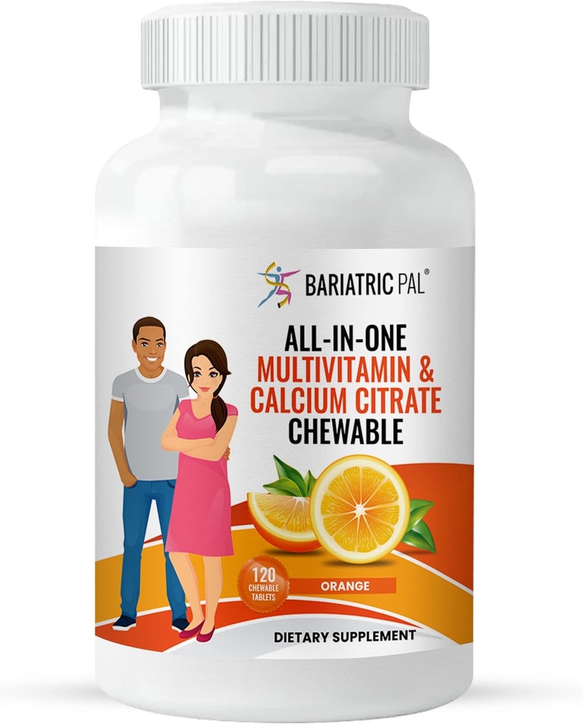 BariatricPal "ALL-IN-ONE" Citrate & Iron ilə Multivitamin - Orange (CLEARANCE: 30 iyun 2025)