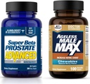 SUPER BETA PROSTATE Suporte avançado da próstata e homens sem idade Max Nitric Oxide Booster para homens