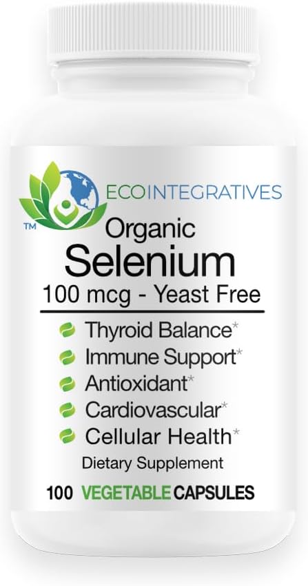 SE- 100 mcg (100 Count) - Pure Selenium Yeas- Free Supports Ammune, Kardiovaskular, dan Kesehatan Thyroid