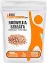 BulkSuplementos.com Boswellia Serrata Extract Powder - Boswellia Supplement, from Frankincense Resin - Vegan & Gluten Free, 500mg por serviço, 1kg (2,2 lbs) (Pacote de 1)