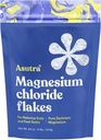 ASUTRA Magnesio cloruro Fiocchi da bagno, 4 lbs - per Rilassante Piede & Body Soaks, Epsom Salt Alternative, Rapid Absorption