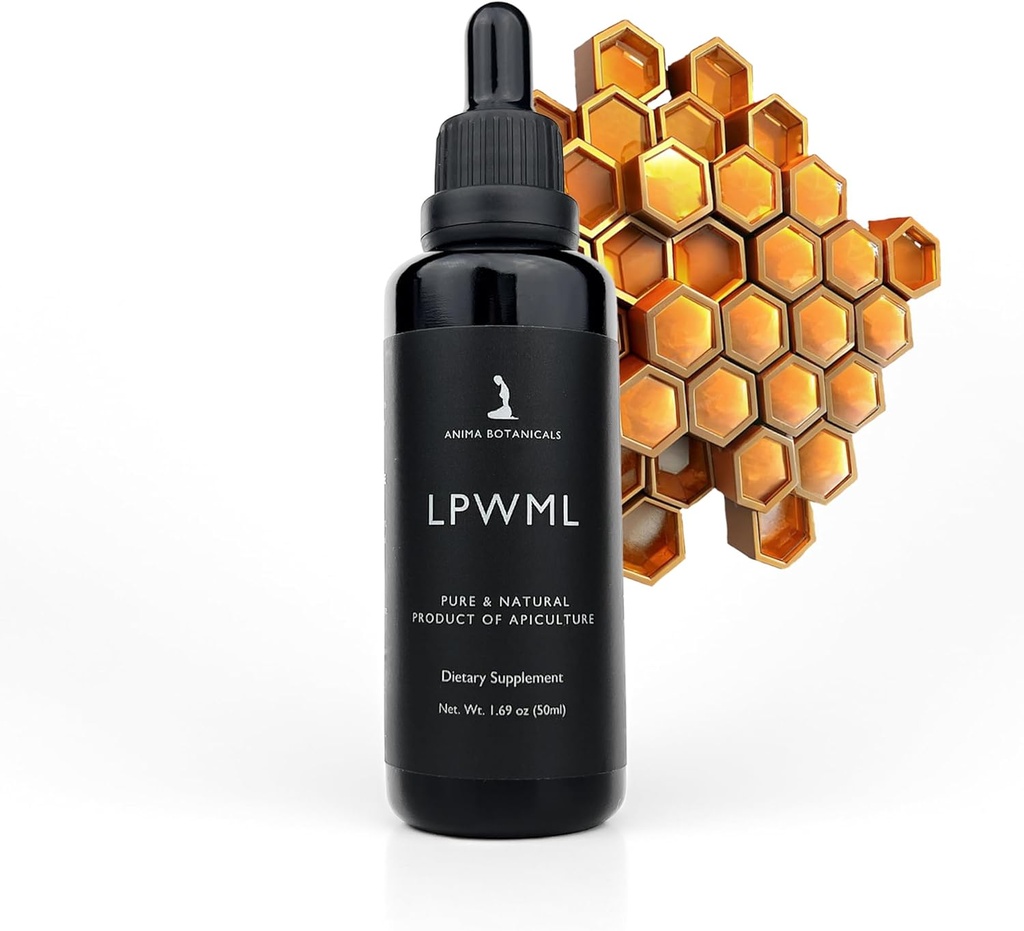LPWML 꿀벌 Ognevka 생활 왁스 Moth Larvae All-Natural Tincture for Immune and Respiratory Health | 액체 보탄 추출물 1.69 oz