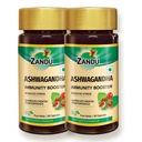Zandu Ashwagandha Capsules (120 veg caps), Formulated with Pure Extracts of Ashwagandha, Immunity Booster, For Natural Body Strength, Stress Buster (Pack of 60 x 2)