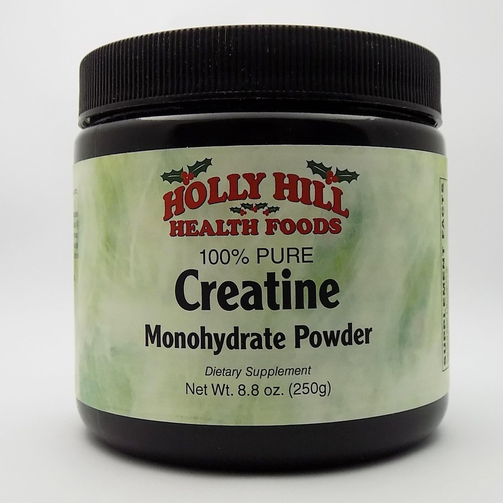 Holly Hill Health Foods, 100% puhdasta kreatiinimonohydraattia Powder, 8,8 Ounces