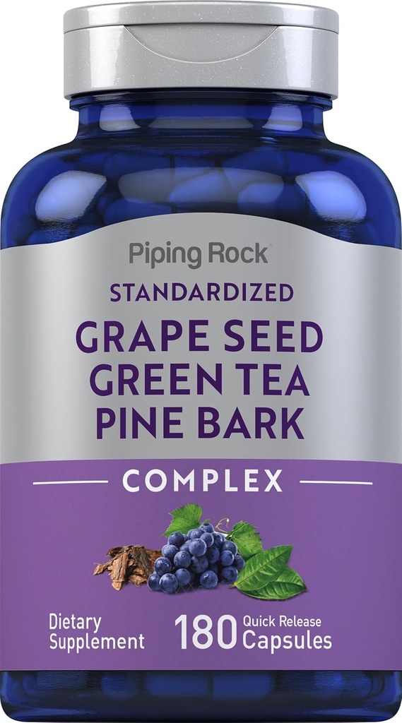 Piping Rock Grape Seed, Green Tea & Pine Bark Complex 