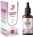 Pueraria Mirifica cae | Premium Grade | Extracto líquido de herba | Non-GMO, orgánico, vegano, Tintura libre de alcohol | 2 Fl Oz (60ml)