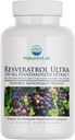 Nature's Lab Resveratrol Ultra - Antioxidant Supplement* - 250mg Trans-Resveratrol, Red Wine Extract, Green Tea Extract- Non-GMO, Glutenvrij, Veganistisch 