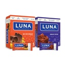 LUNA Bar - Variety Pack - Nutz Over Chocolate and Chocolate Cupcake Flavor - Snack Bars - Non-GMO - Gluten-Free Protein Bars - Made with Organic Oats (12 Pack, 2 Boxes)