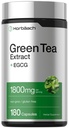 Horbäach EGCG Green Tea Extract Pills | 180 Capsules | Max Potency | Non-GMO & Gluten Free Supplement