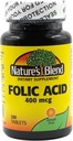 Nature's Blend Folic Acid 400 mcg 400 mcg 250 вкладок