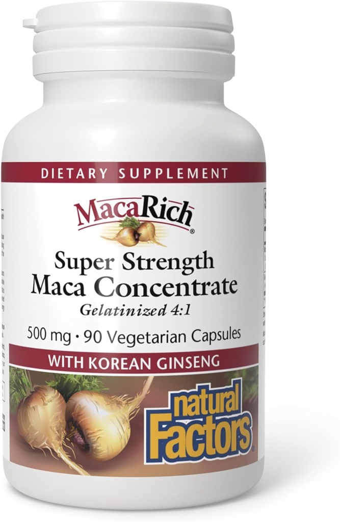 Macarich by Internations, Superforce Power Maca, Super Fult Antooxidant Supplement with Ginsen, 90 แคปซูล (90 เสิร์ฟ)