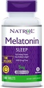 Natrol Time-Release Melatonin 5 mg, dieta osagarria lo egiteko *, 100 Tablet (2ko paketea), 200 eguneko hornidura