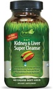 Irwin Naturals 2 en 1 Kidney i Livingr Super Netse - 60 Lliquid Tgelis - High-Haped, Implementació de la fórmula de l' Tot-Bodia amb petroli, Zinc, Magnesi i Potassi