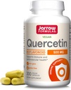 Jarrow Formulas Quercetin 500 מ"ג - 200 Veggie Caps - תומך מעמד אנטי-חמצן, בריאות הלב וכלי דם בריאות - 200 משרתים