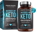 Vitamin Bounty Recover auf Keto-Elektrolyten - Keto-Ergänzungen, Elektrolyt-Ergänzung, Keto-Vitamine, Zuckerfreie Hydration, Boost Energy, GLP 1 Support- 60 Kapseln