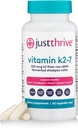 Just Thrive Vitamin K2-7 - Kost, mozek, a srdce zdraví K2 Vitamin dodatek, 60 Kapsle