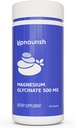 UpNourish Magnesio Glycinate Chelate 500mg Capsules - Altamente absorbente magnesio - Suplemento de magnesio puro para o soporte de sono e calma, nervios, músculo e ósos